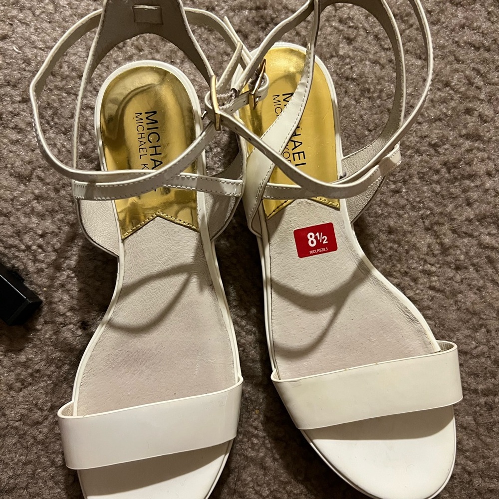 Michael Kors White Women's Sandals New Size 8.5